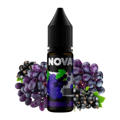 Рідина NOVA Salt 15ml/30mg Blackcurrant&Grape - купити