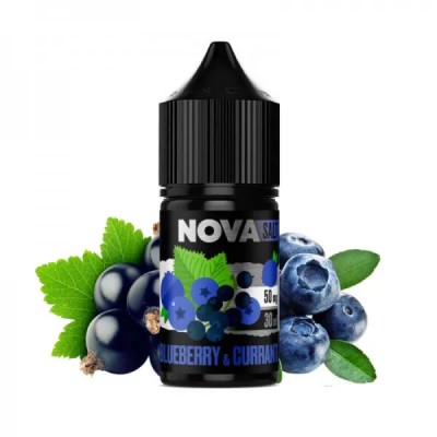 Рідина NOVA Salt 30ml/50mg Blueberry&Currant - купити