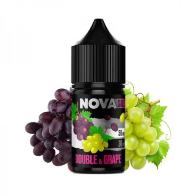 Рідина NOVA Salt 30ml/65mg Double&Grape - купити