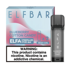Картридж Elf Bar Elfa 50мг/4мл Blueberry Cotton Candy