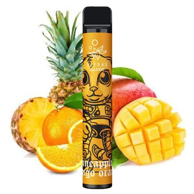 Одноразова POD система ELF BAR Lux2000 Pineapple Mango Orange на 2000 затяжок - купити