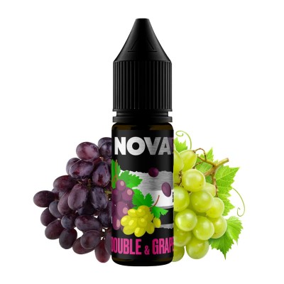Рідина NOVA Salt 15ml/65mg Double&Grape - купити