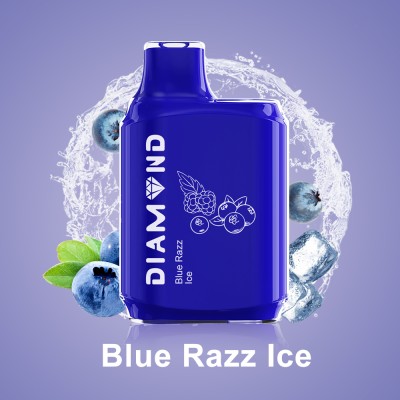 Одноразова POD система Mosmo Diamond 4000 Blue Razz Ice на 4000 затяжок - купити