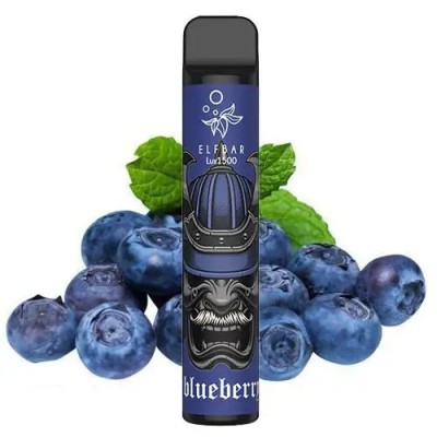 Одноразова POD система ELF BAR Lux1500 Blueberry на 1500 затяжок - купити
