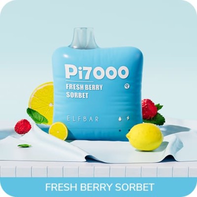 Одноразова POD система ELF BAR Pi7000 Fresh Berry Sorbet на 7000 затяжок - купити