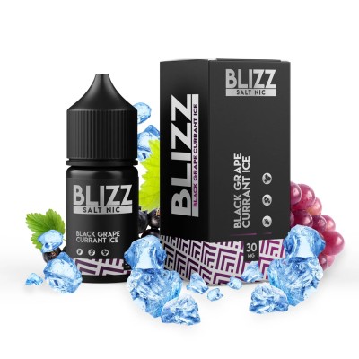 Рідина BLIZZ Salt 30ml/50mg Black Grape Currant Ice - купити