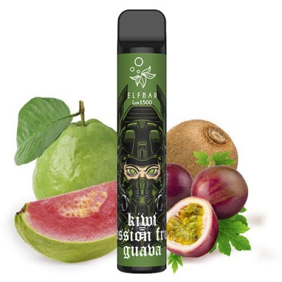 Одноразова POD система ELF BAR Lux1500 Kiwi Passion Fruit Guava на 1500 затяжок - купити