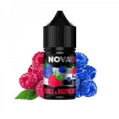 Рідина NOVA Salt 30ml/50mg Double&Raspberry - купити