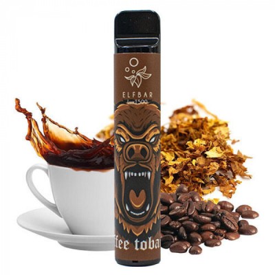 Одноразова POD система ELF BAR Lux1500 Coffee Tobacco на 1500 затяжок - купити