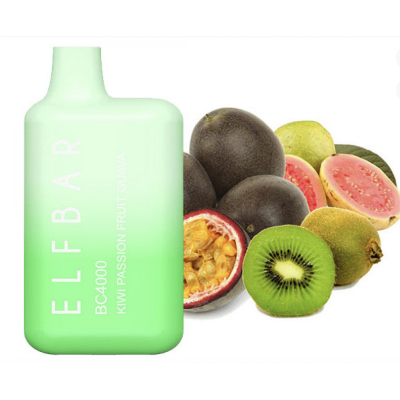 Одноразова POD система ELF BAR BC4000 Kiwi Passion Fruit Guava на 4000 затяжок - купити