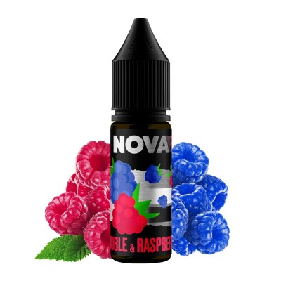 Рідина NOVA Salt 15ml/30mg Double&Raspberry - купити