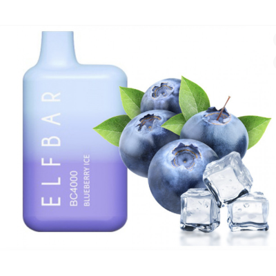 Одноразова POD система ELF BAR BC4000 Blueberry Ice на 4000 затяжок - купити