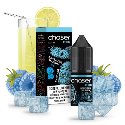 Рідина Chaser Mix Salt 10 мл 20 мг - Блакитна Малина Лимонад ICE - купити