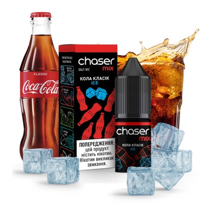 Рідина Chaser Mix Salt 10 мл 20 мг - Кола ICE - купити