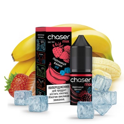 Рідина Chaser Mix Salt 10 мл 20 мг - Полуниця Банан ICE - купити