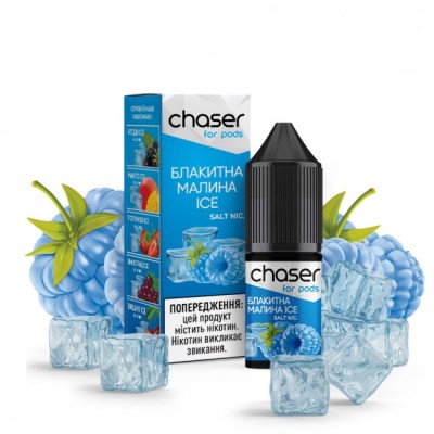 Рідина Chaser For Pods Salt 10 мл 20 мг - Блакитна малина ICE - купити