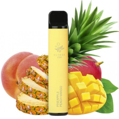 Одноразова POD система ELF BAR 1500 Pineapple Peach Mango на 1500 затяжок - купити