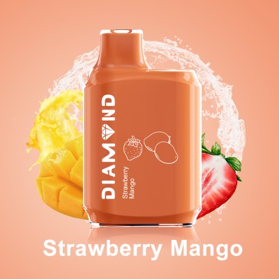 Одноразова POD система Mosmo Diamond 4000 Strawberry Mango на 4000 затяжок - купити