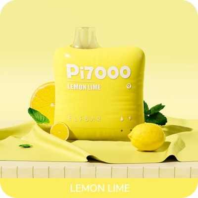 Одноразова POD система ELF BAR Pi7000 Lemon Lime на 7000 затяжок - купити
