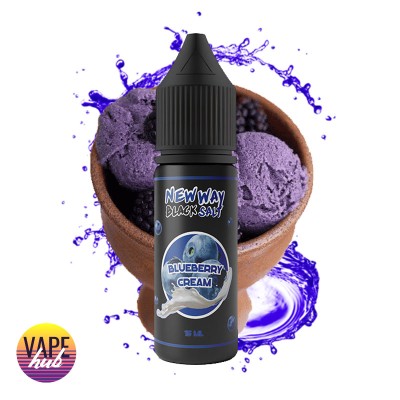 Рідина New Way Salt Black 15 мл 25 мг - Blueberry Cream - купити