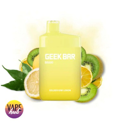 Одноразова POD система Geek Bar B5000 - Golden Kivi Lemon на 5000 затяжок - купити
