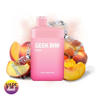 Одноразова POD система Geek Bar B5000 - Juice Peach Ice на 5000 затяжок - купити