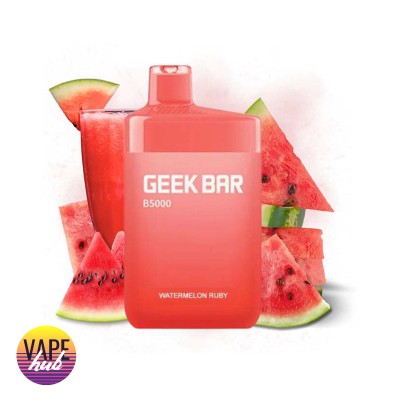 Одноразова POD система Geek Bar B5000 - Watermelon Ruby на 5000 затяжок - купити
