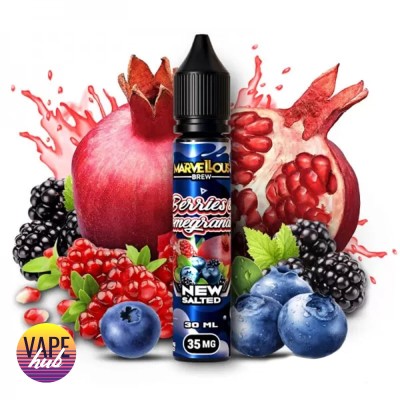 Рідина Marvellous Brew New Salted 30 мл 50 мг - Berries Pomegranate - купити