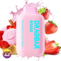 Одноразова POD система DragBar B5000 - Strawberry Ice Cream