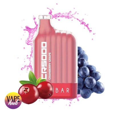 Одноразова POD система Elf Bar CR5000 - Cranberry Grape на 5000 затяжок - купити