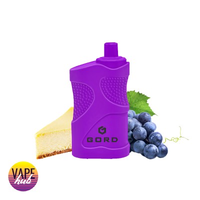 Одноразова POD система Gord 4000 - Cheeese grape на 4000 затяжок - купити
