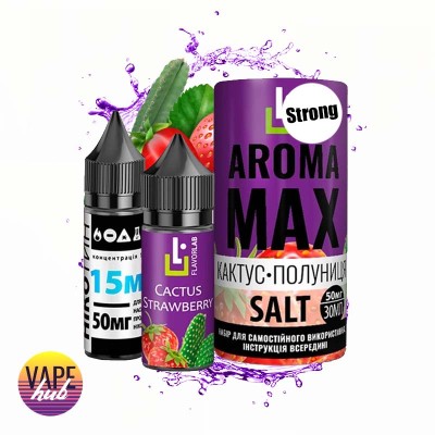 Набір Aroma MAX Salt Strong 30 мл 50 мг - Cactus Strawberry - купити
