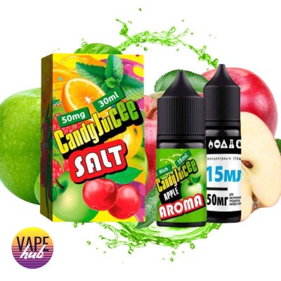 Набір Candy Juice Premium Salt 30 мл 50 мг - Apple - купити