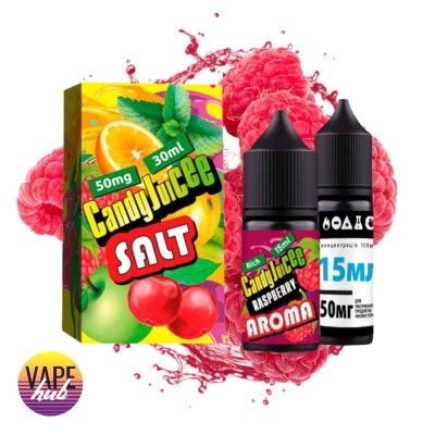 Набір Candy Juice Premium Salt 30 мл 50 мг - Raspberry - купити