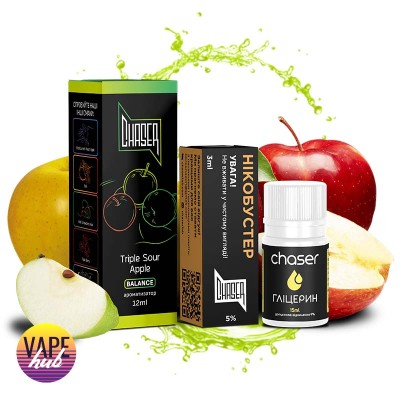 Набір Chaser Black 30 мл 50 мг - Triple Sour Apple - купити