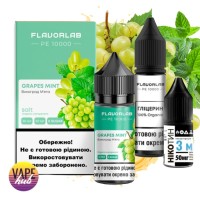 Набір Flavorlab PE 10000 30 мл 50 мг - Grape Mint