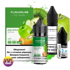 Набір Flavorlab PE 10000 30 мл 50 мг - Kiwi Apple