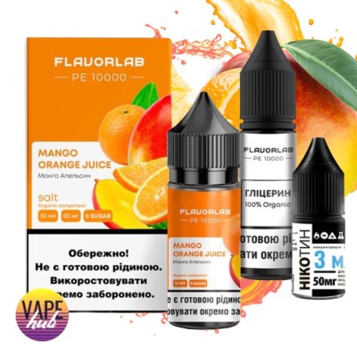 Набір Flavorlab PE 10000 30 мл 50 мг - Mango Orange Juice - купити
