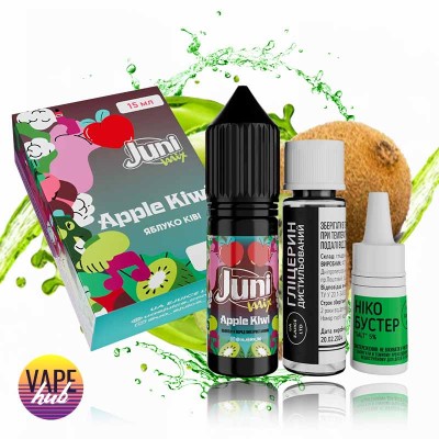 Набір Juni Mix (Hybrid) 15 мл 65 мг - Apple Kiwi - купити