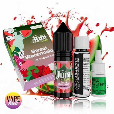 Набір Juni Mix (Hybrid) 15 мл 65 мг - Sweet Watermelon - купити