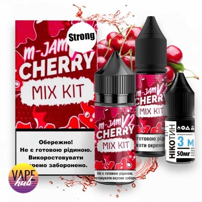 Набор M-JAM V2 Salt Strong 30 мл 50 мг - Cherry - купити