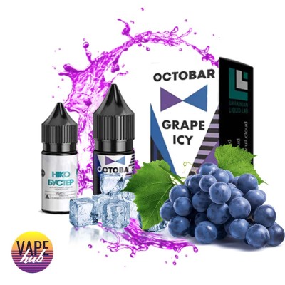 Набір OctoBar Salt 10 мл 50 мг - Grape Ice - купити