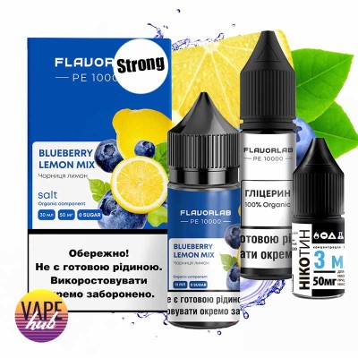 Набор Flavorlab PE 10000 Strong 30 мл 50 мг - Blueberry Lemon Mix - купити