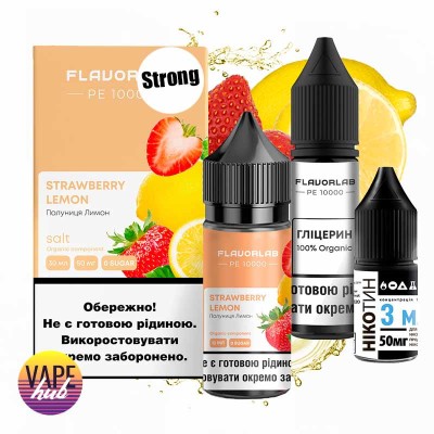 Набор Flavorlab PE 10000 Strong 30 мл 50 мг - Strawberry Lemon - купити
