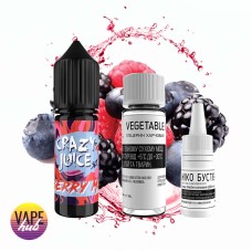 Набір Crazy Juice 15 мл 65 мг - Berry Mix