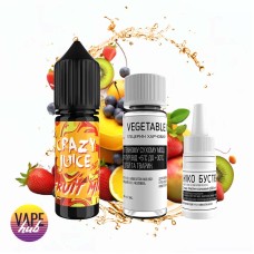 Набір Crazy Juice 15 мл 50 мг - Fruit Mix