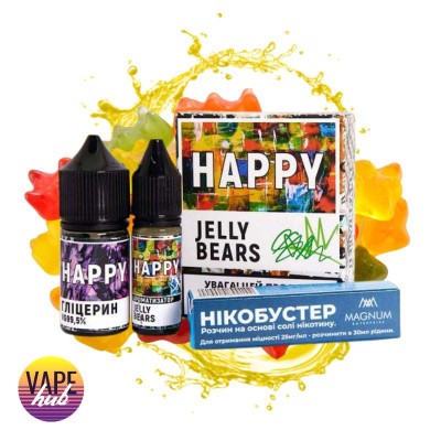 Набір HAPPY 30 мл 65 мг - Jelly Bears - купити