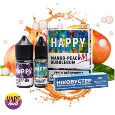 Набір HAPPY 30 мл 25 мг - Mango Peach Bubblegum