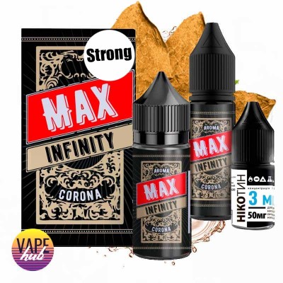 Набір Infinity MAX Strong 30 мл 50 мг - Corona - купити