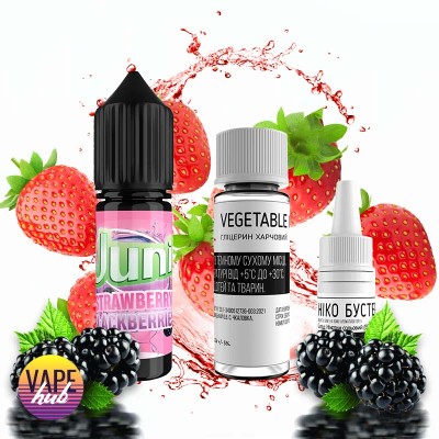 Набір Juni 15 мл 65 мг - Strawberry Blackberries - купити